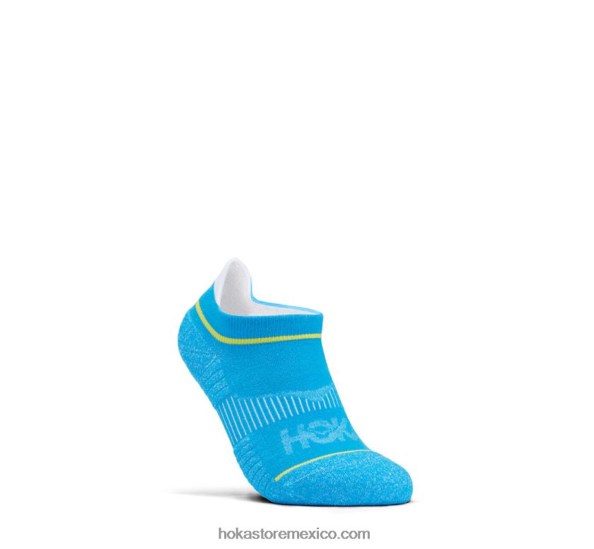 mujer Hoka calcetín de carrera invisible 62T0RT379 azul diva/cítrico