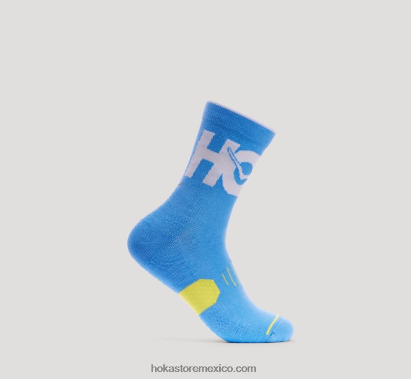 mujer Hoka calcetín para correr 62T0RT389 azul diva/cítrico