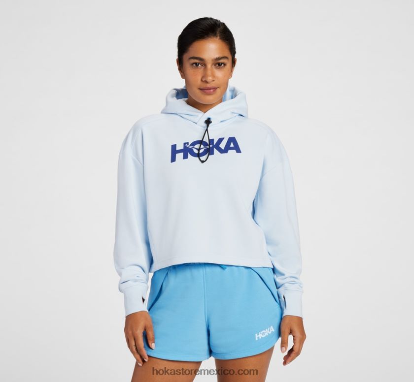 mujer Hoka pull-over 62T0RT371 niebla verde