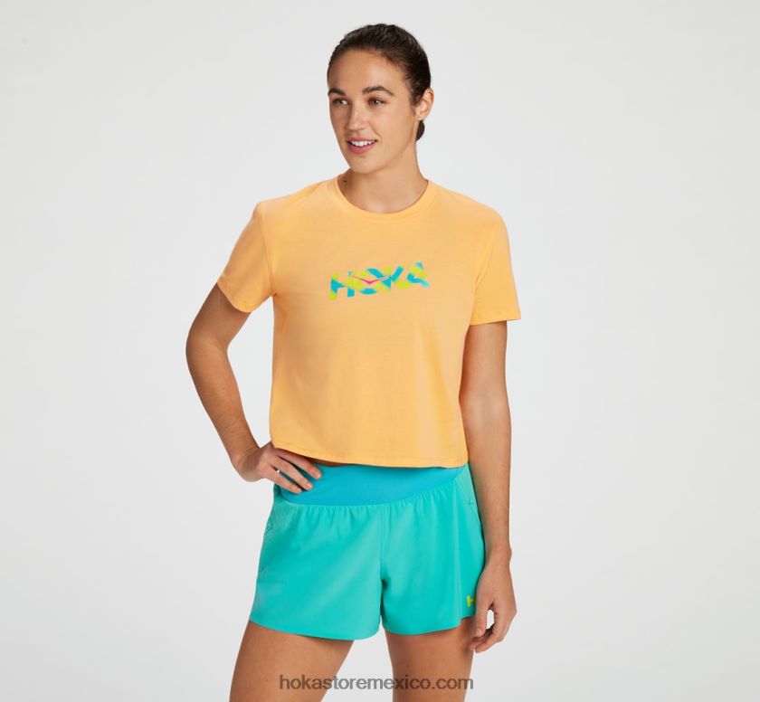mujer Hoka camiseta todo el día 62T0RT317 añil