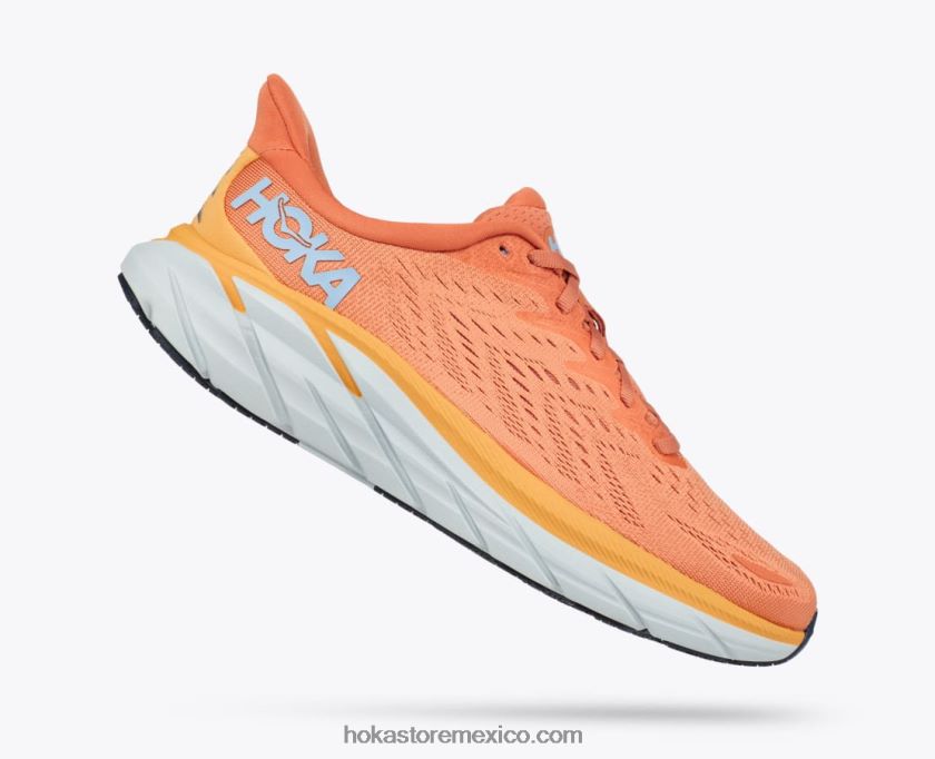 mujer Hoka 8 62T0RT215 coral horneado al sol/concha