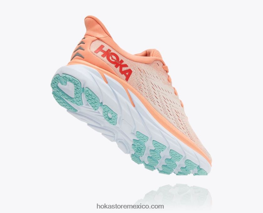 mujer Hoka 8 62T0RT216 melón/peonía plateada