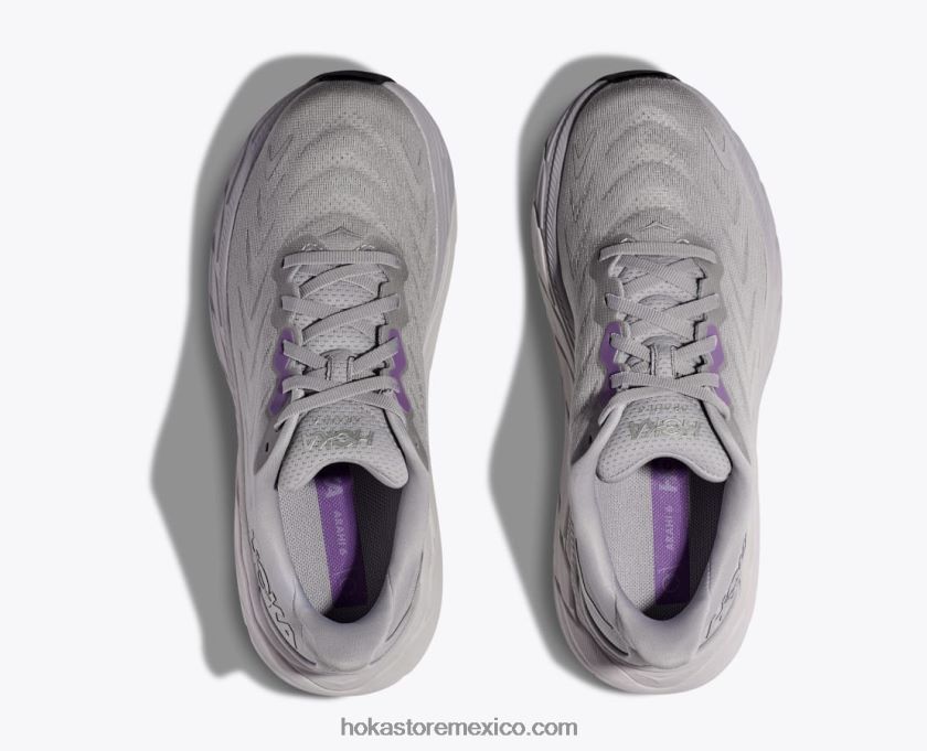 mujer Hoka arahi 6 62T0RT250 niebla del puerto/plata