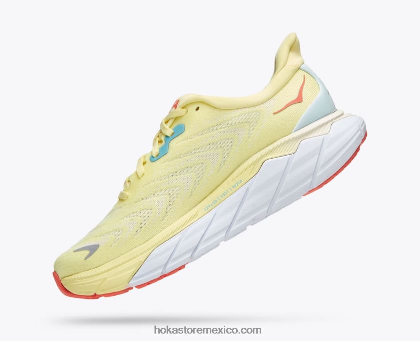 mujer Hoka arahi 6 62T0RT25 pera amarilla/maíz dulce