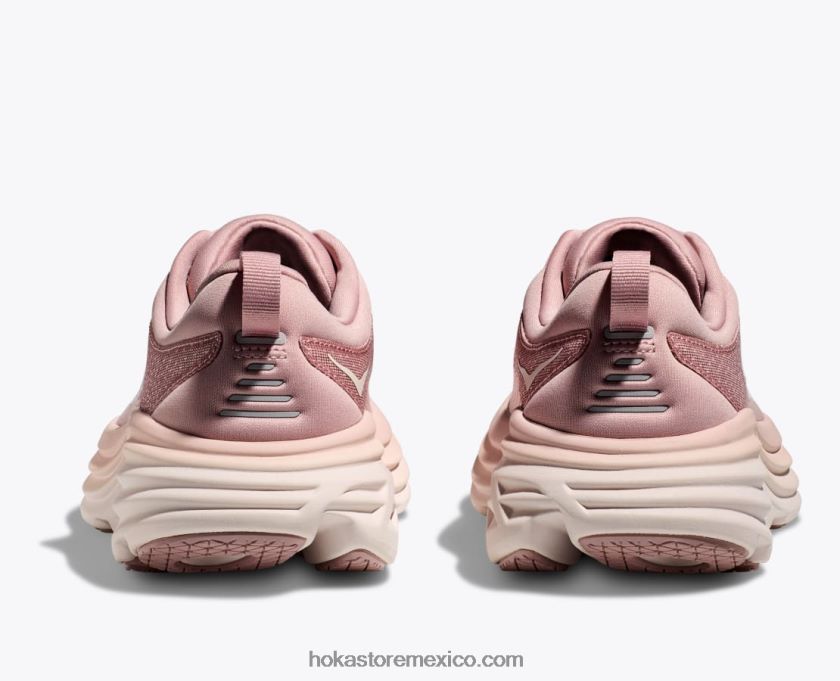 mujer Hoka bondi 8 62T0RT10 látigo malva pálido/melocotón