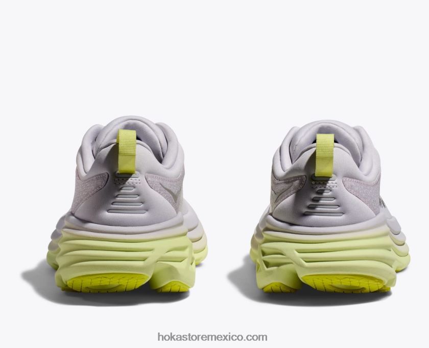 mujer Hoka bondi 8 62T0RT13 nube nimbo/verde lumbrera