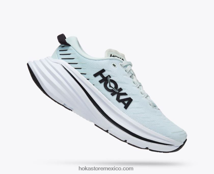 mujer Hoka bondi x 62T0RT58 vidrio azul/vela ondulante