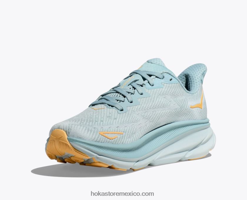 mujer Hoka clifton 9 62T0RT1 nube azul/flujo de hielo