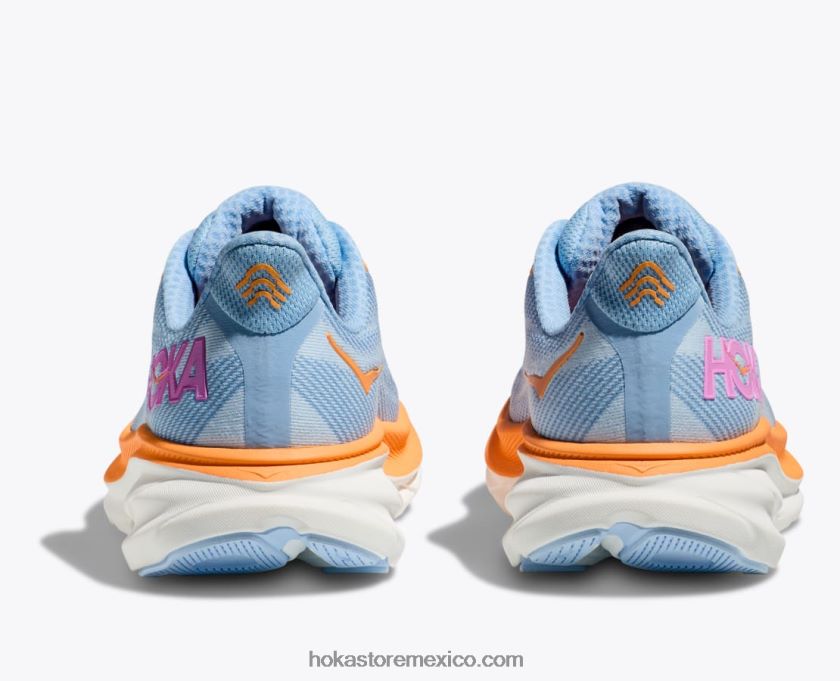 mujer Hoka clifton 9 62T0RT224 azul aireado/agua helada