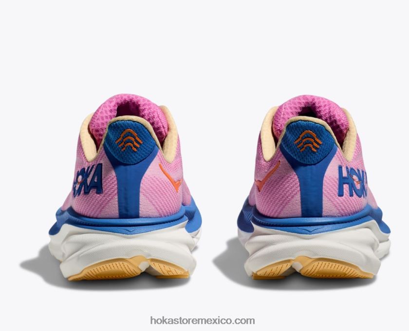 mujer Hoka clifton 9 62T0RT683 ponche de huevo/blanco de blanco