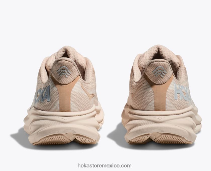 mujer Hoka clifton 9 62T0RT6 arena movediza / ponche de huevo