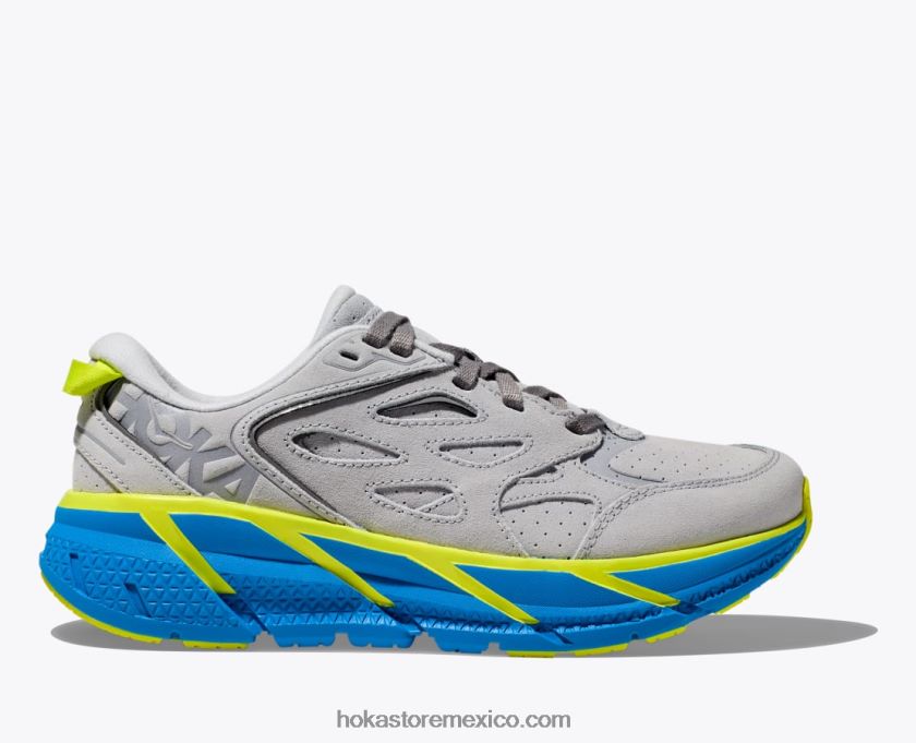 mujer Hoka clifton l ante 62T0RT67 roca lunar/azul diva