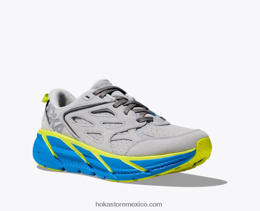 mujer Hoka clifton l ante 62T0RT67 roca lunar/azul diva