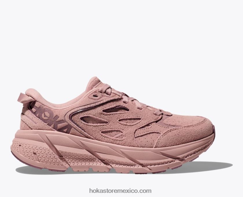 mujer Hoka clifton l ante 62T0RT68 malva pálido