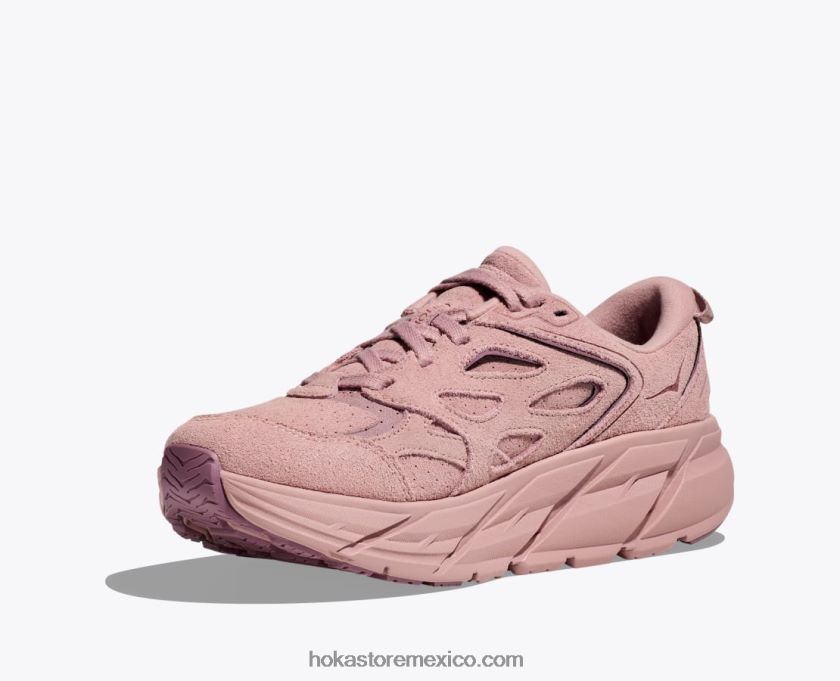 mujer Hoka clifton l ante 62T0RT68 malva pálido