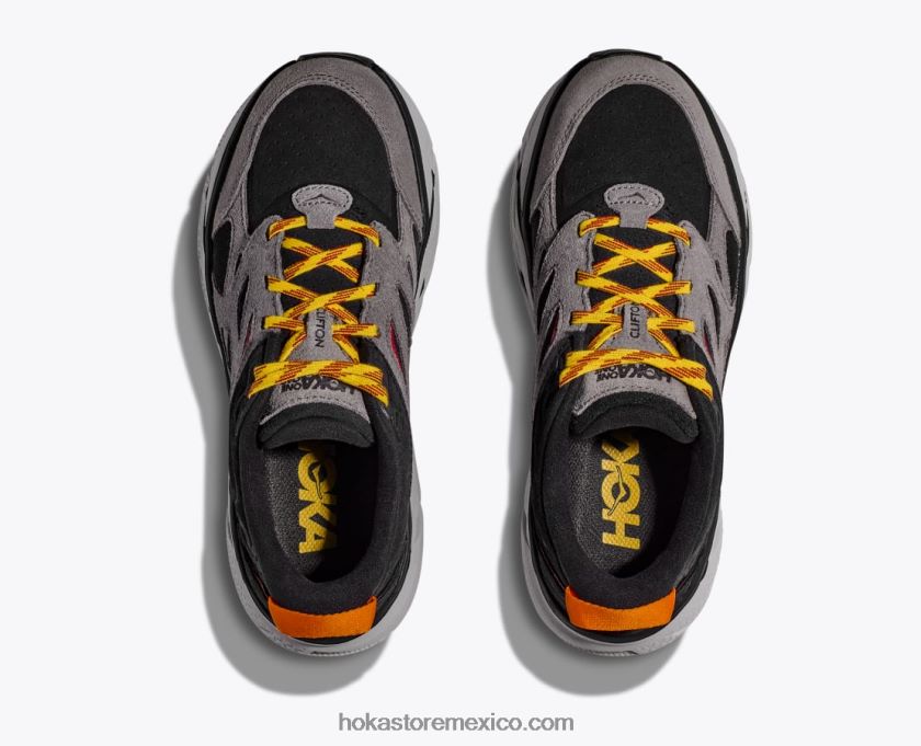 mujer Hoka clifton l ante 62T0RT69 roca negra/luna