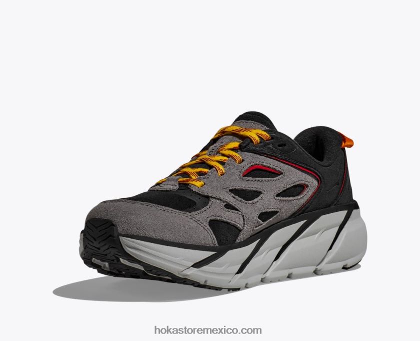 mujer Hoka clifton l ante 62T0RT69 roca negra/luna