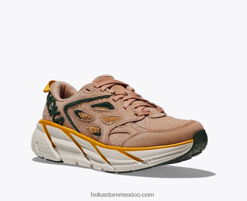 mujer Hoka clifton l bordado 62T0RT203 siroco/vista a la montaña