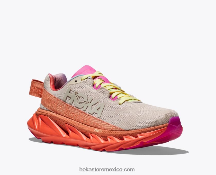 mujer Hoka elevón 2 62T0RT54 arena movediza/camelia