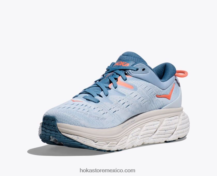 mujer Hoka gaviota 4 62T0RT18 niebla azul/aire plein