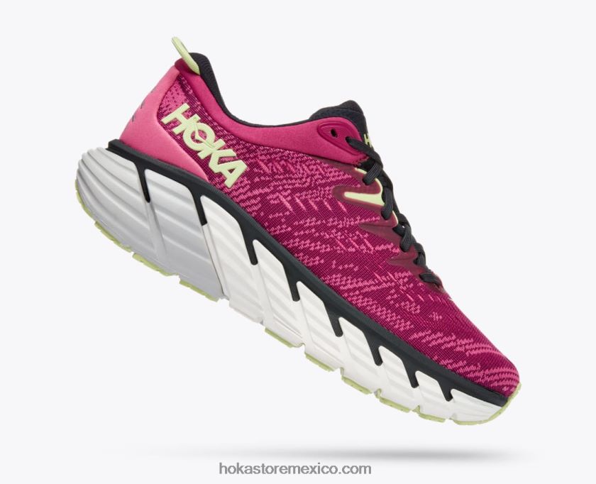 mujer Hoka gaviota 4 62T0RT22 festival fucsia/azul grafito