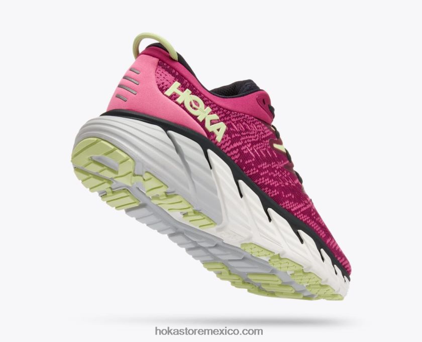mujer Hoka gaviota 4 62T0RT22 festival fucsia/azul grafito