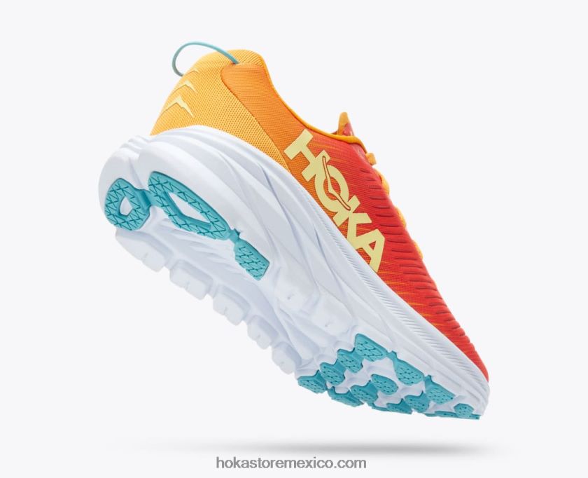mujer Hoka rincón 3 62T0RT233 camelia/amarillo radiante