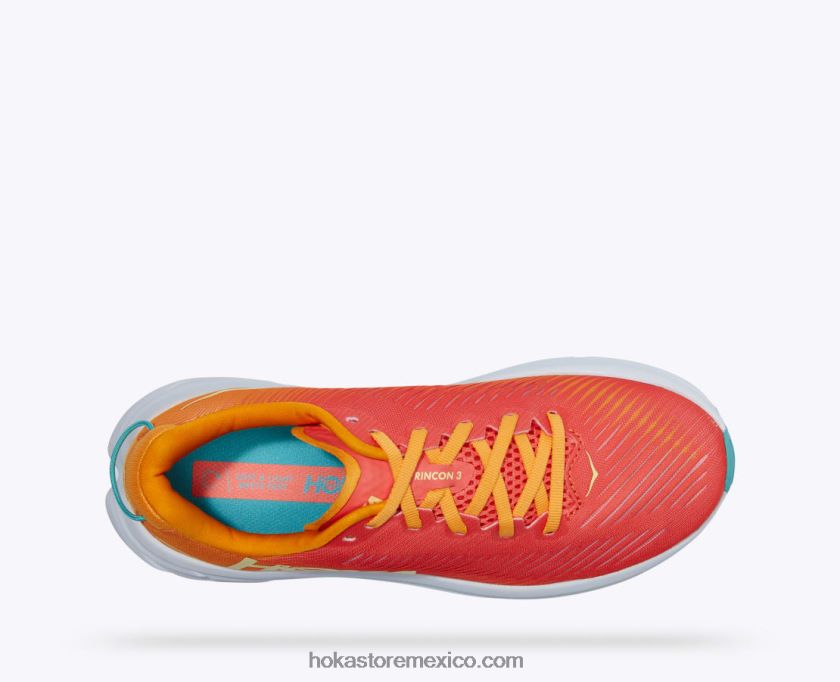 mujer Hoka rincón 3 62T0RT233 camelia/amarillo radiante