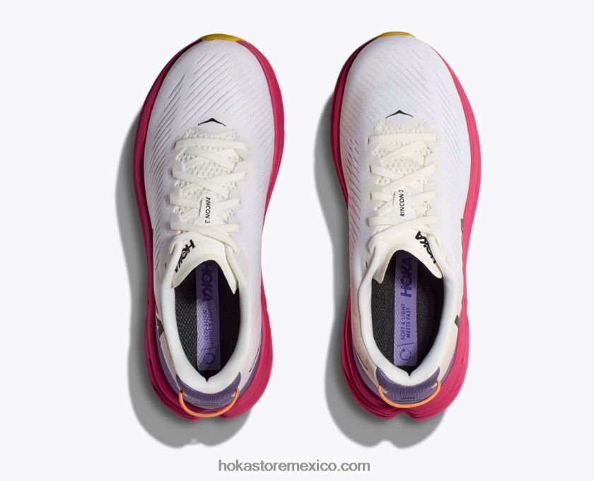 mujer Hoka rincón 3 62T0RT33 blanco de blanco/ponche de huevo