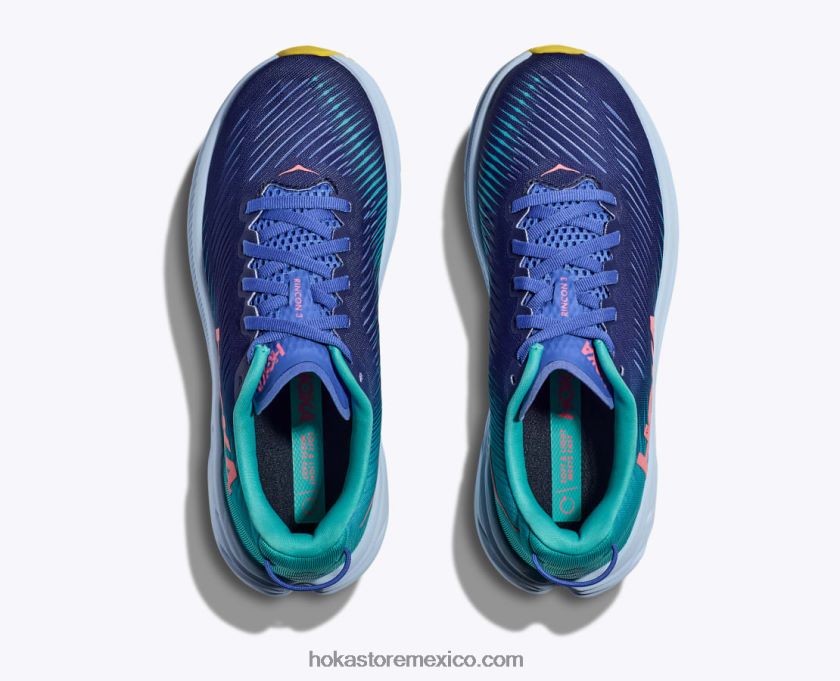 mujer Hoka rincón 3 62T0RT34 manantial azul/cerámica