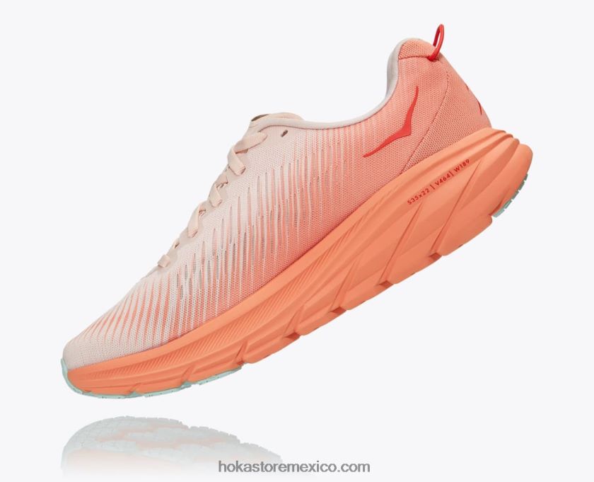 mujer Hoka rincón 3 62T0RT36 peonía plateada/melón
