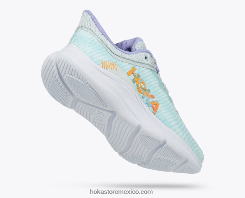 mujer Hoka solimar 62T0RT53 flujo de hielo/amarillo ámbar