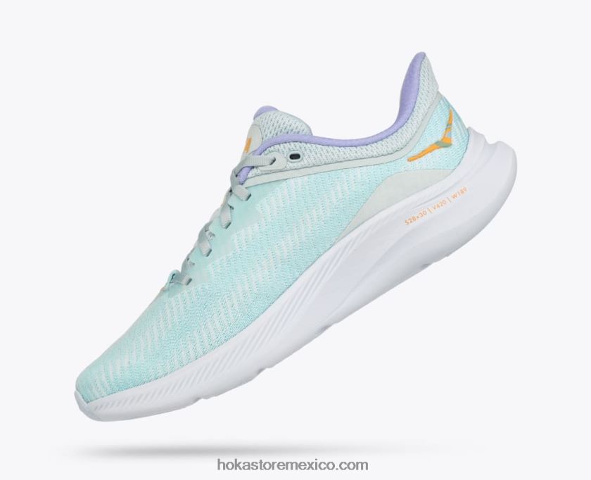 mujer Hoka solimar 62T0RT53 flujo de hielo/amarillo ámbar