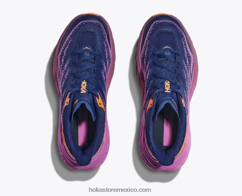 mujer Hoka cabra rápida 5 62T0RT101 manantial azul/ciclamen