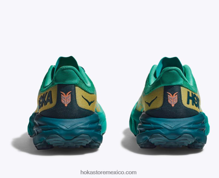 mujer Hoka cabra rápida 5 62T0RT103 verde azulado profundo/jardín de agua