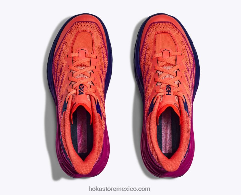 mujer Hoka cabra rápida 5 62T0RT238 festival fucsia/camelia