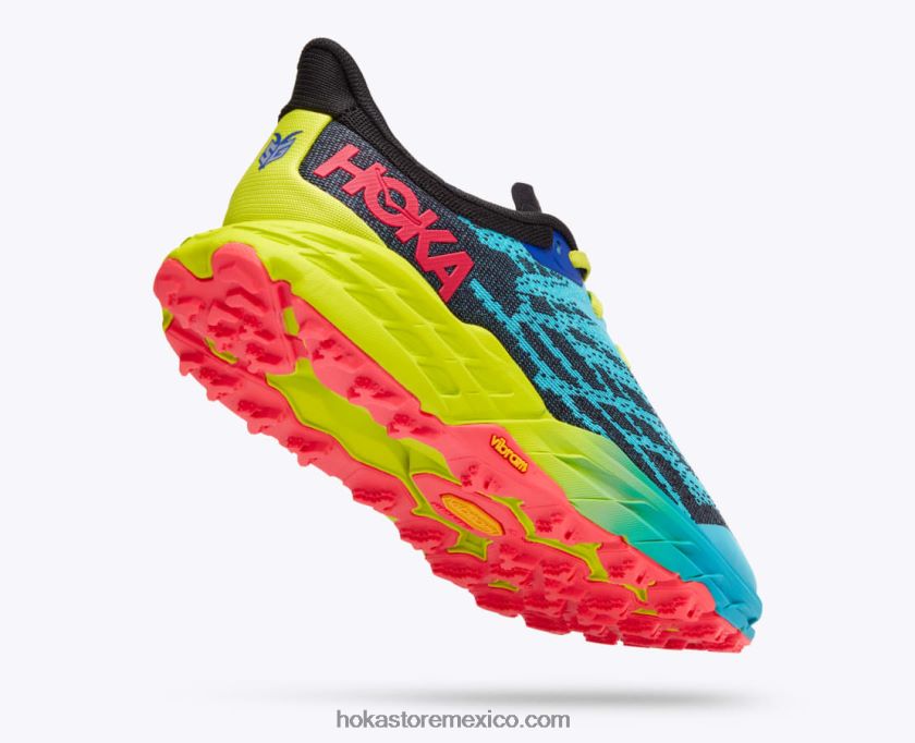 mujer Hoka cabra rápida 5 62T0RT241 azul marino/negro