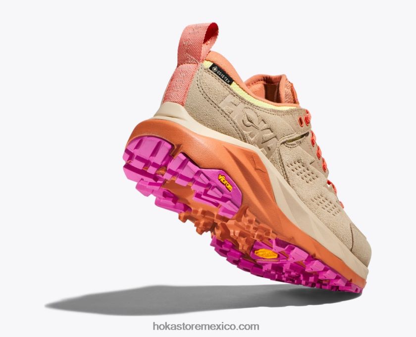 mujer Hoka kaha baja gtx 62T0RT112 arena movediza/horneado por el sol