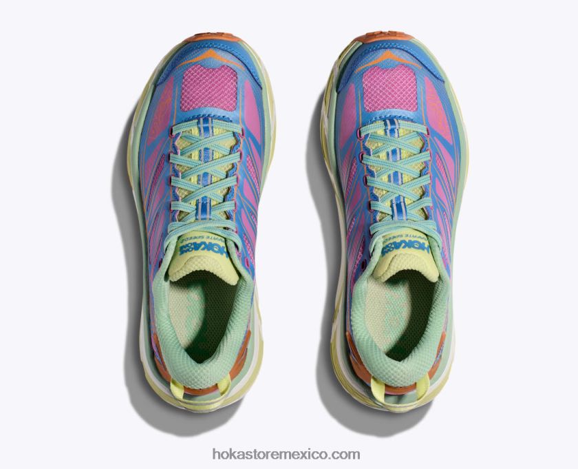 mujer Hoka mafate velocidad 2 62T0RT117 ciclamen/todos a bordo