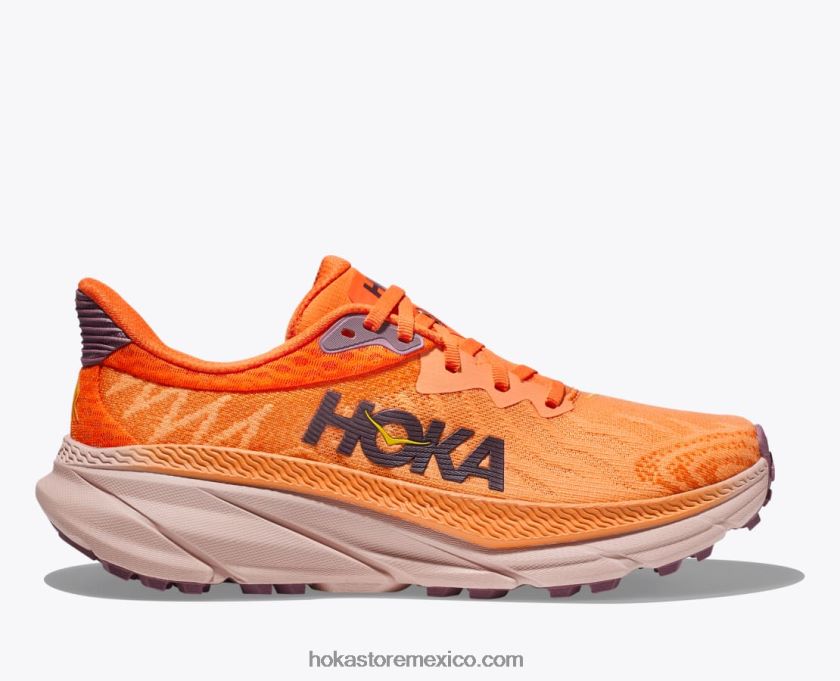 mujer Hoka retador 7 62T0RT108 naranja falso/naranja vibrante