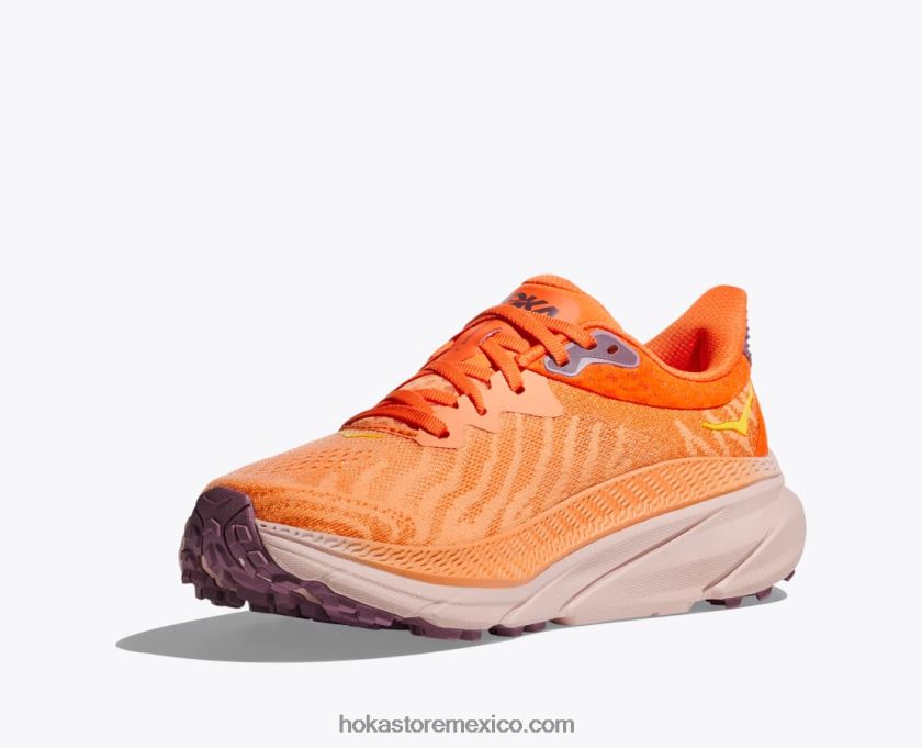 mujer Hoka retador 7 62T0RT108 naranja falso/naranja vibrante