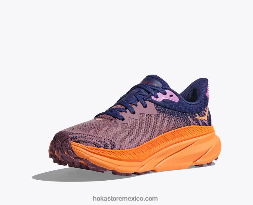 mujer Hoka retador 7 62T0RT110 malva nostálgico/ciclamen