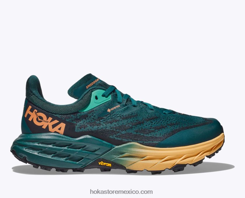 mujer Hoka speedgoat 5 gtx 62T0RT98 verde azulado profundo/negro