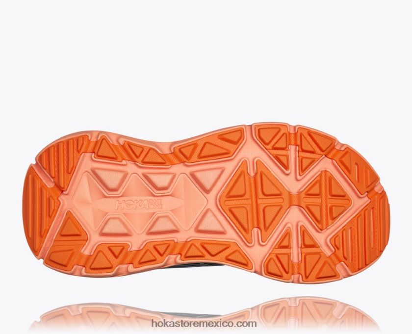 mujer Hoka stinson 6 62T0RT119 Castlerock/cantaloupe