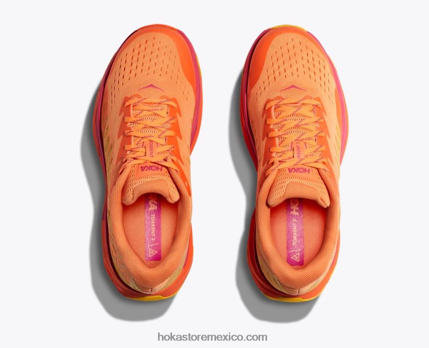 mujer Hoka torrente 3 62T0RT124 naranja falso/naranja vibrante