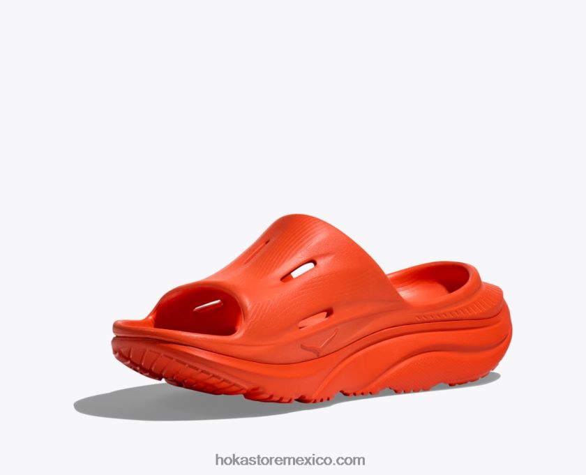 mujer Hoka diapositiva de recuperación ora 3 62T0RT286 naranja vibrante