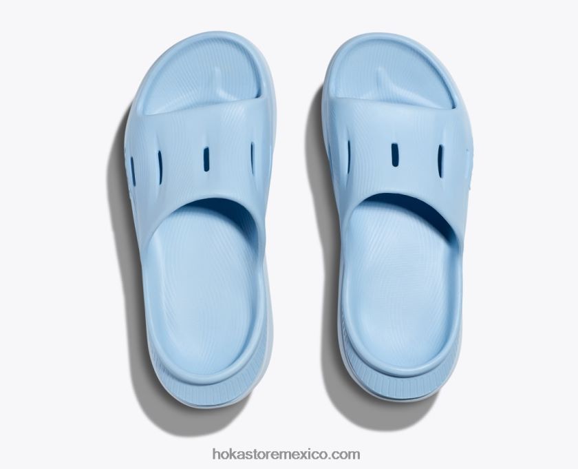 mujer Hoka diapositiva de recuperación ora 3 62T0RT289 agua helada/azul aireado