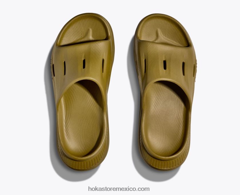 mujer Hoka diapositiva de recuperación ora 3 62T0RT290 musgo verde