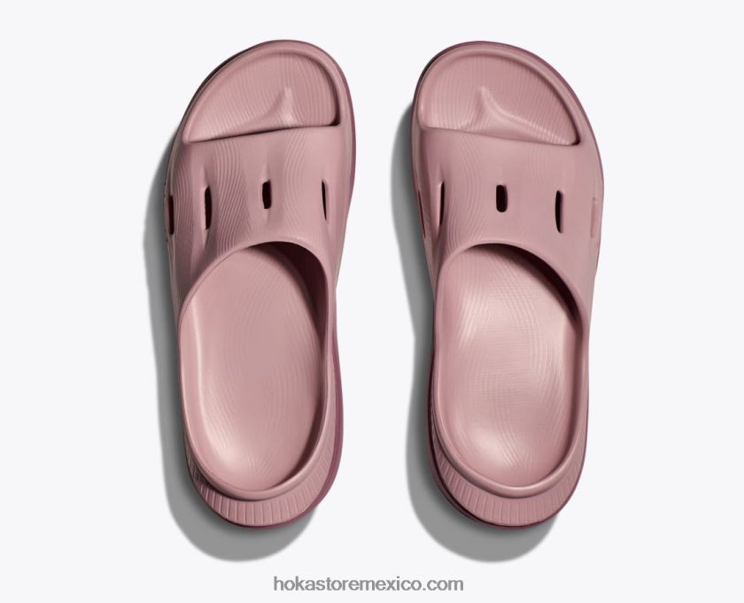 mujer Hoka diapositiva de recuperación ora 3 62T0RT291 malva pálido/malva melancólico