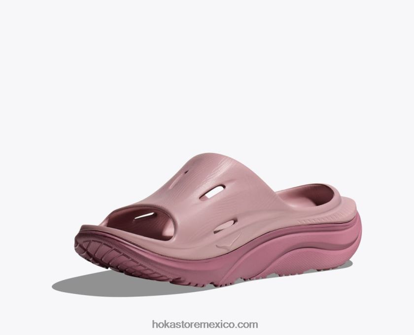 mujer Hoka diapositiva de recuperación ora 3 62T0RT291 malva pálido/malva melancólico